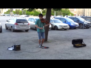 street violinist nsc (actually the guy plays the viola)
